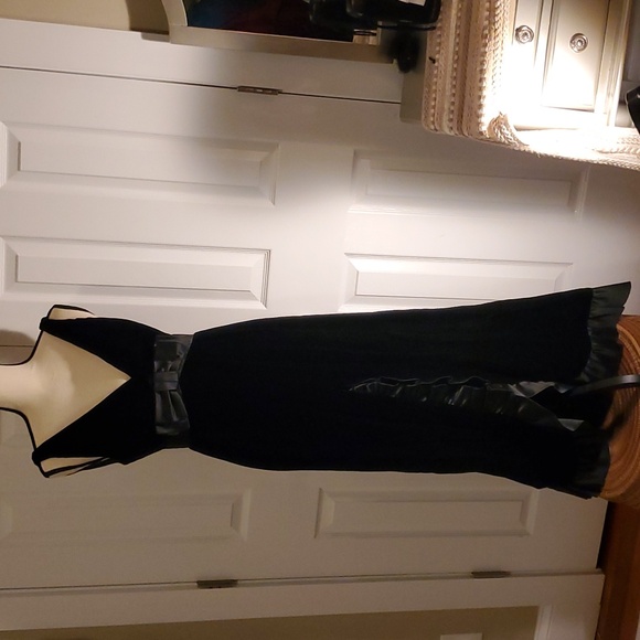 Vintage crushed velvet evening dress - Picture 7 of 12